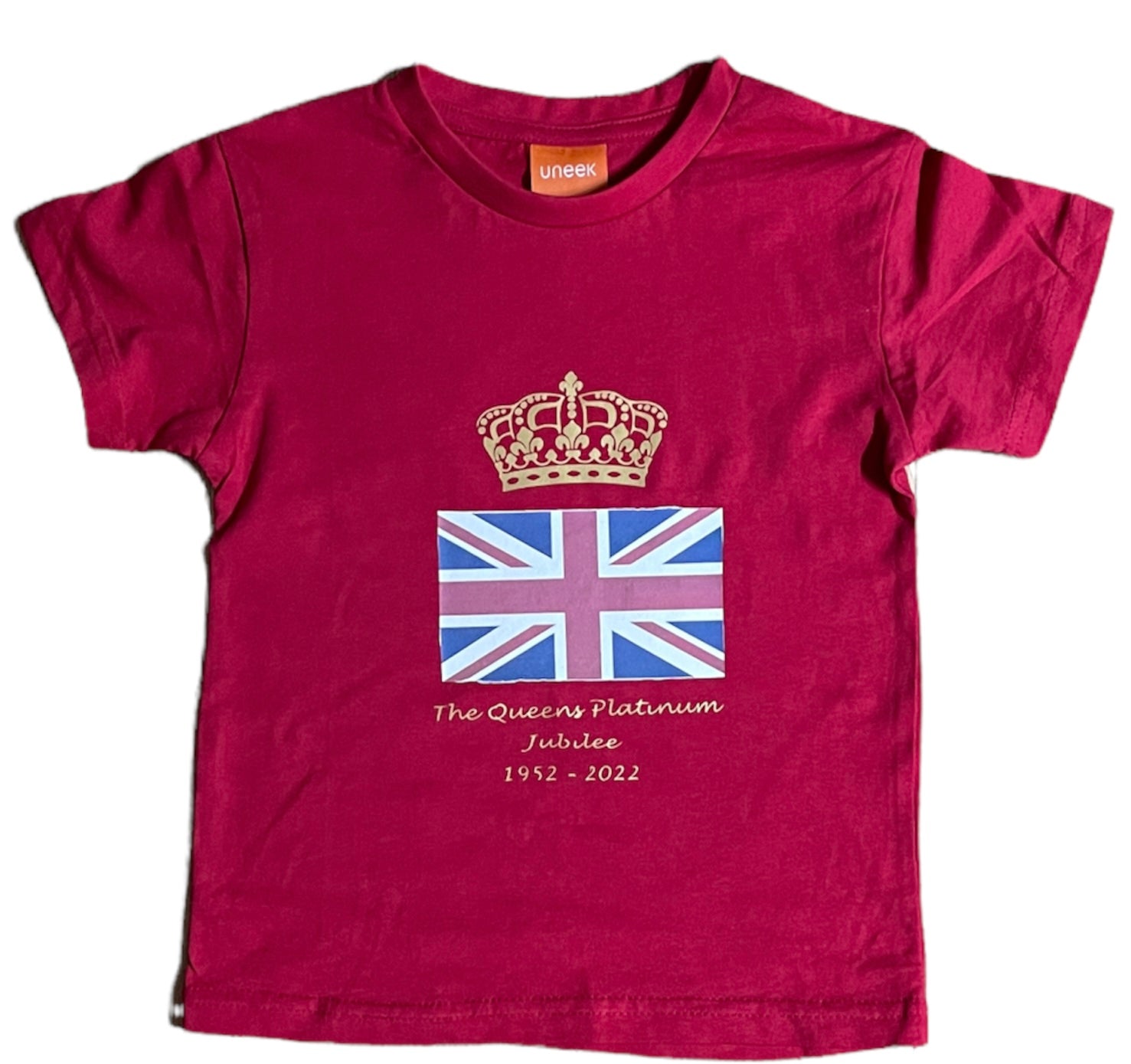 QUEENS JUBILEE T-shirt with gold text - Kids LIMITED EDITION