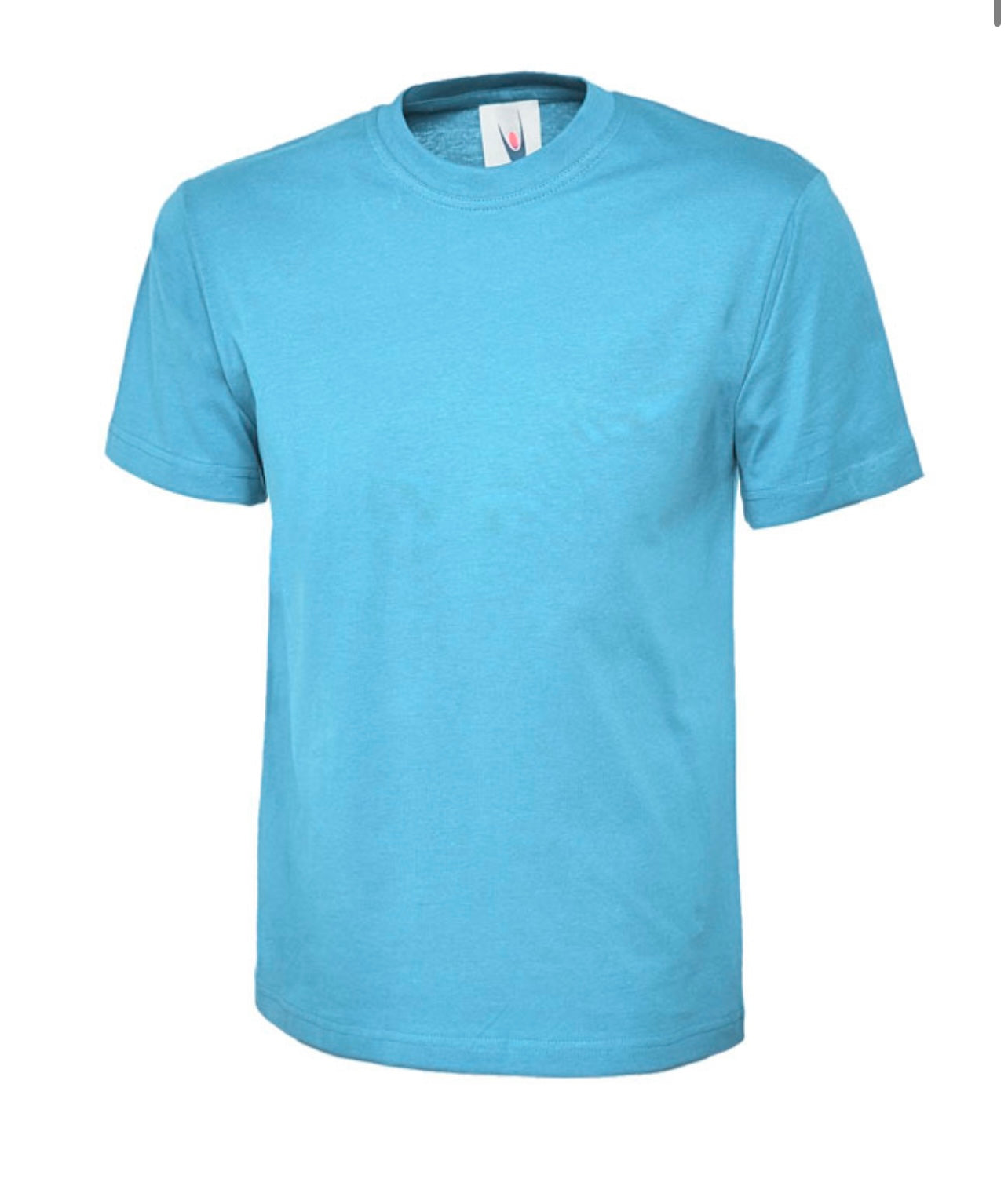 Plain Classic Unisex Style Adult T-Shirt - Warm Colour Selection