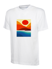 HORIZON Abstract Printed T-Shirt - Men