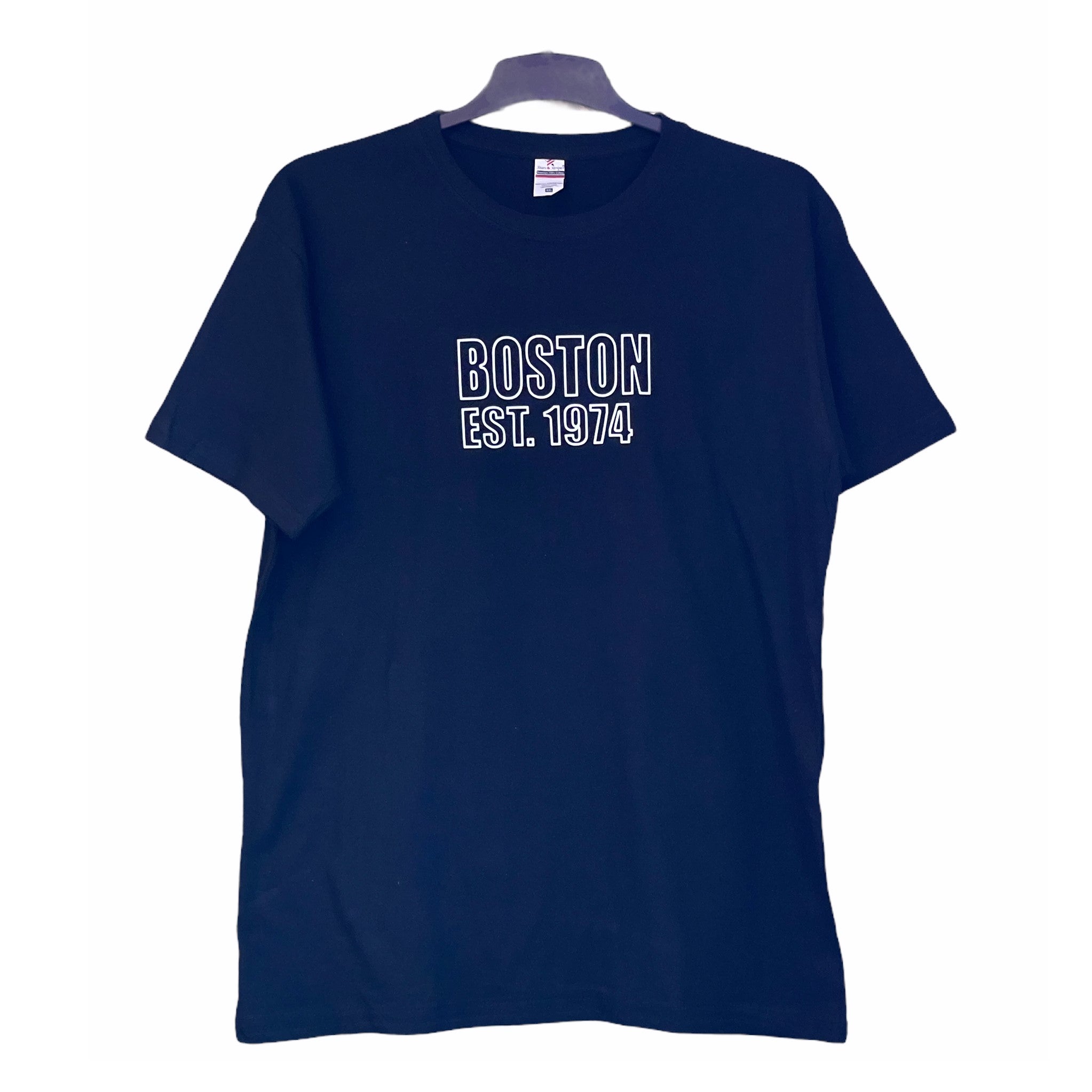 Boston Est. 1974 white logo T-Shirt - Boys