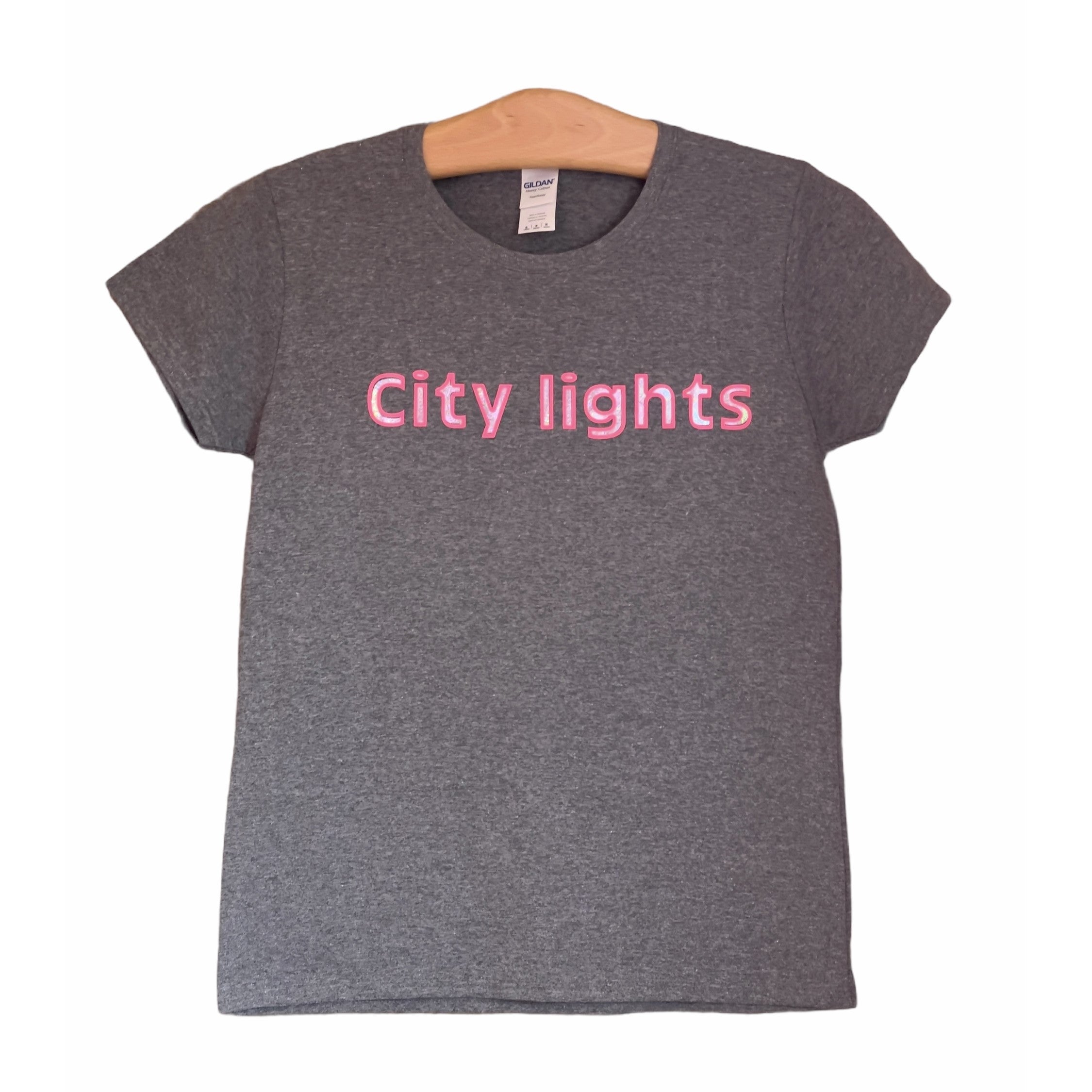 CITY LIGHTS Pink and White Logo