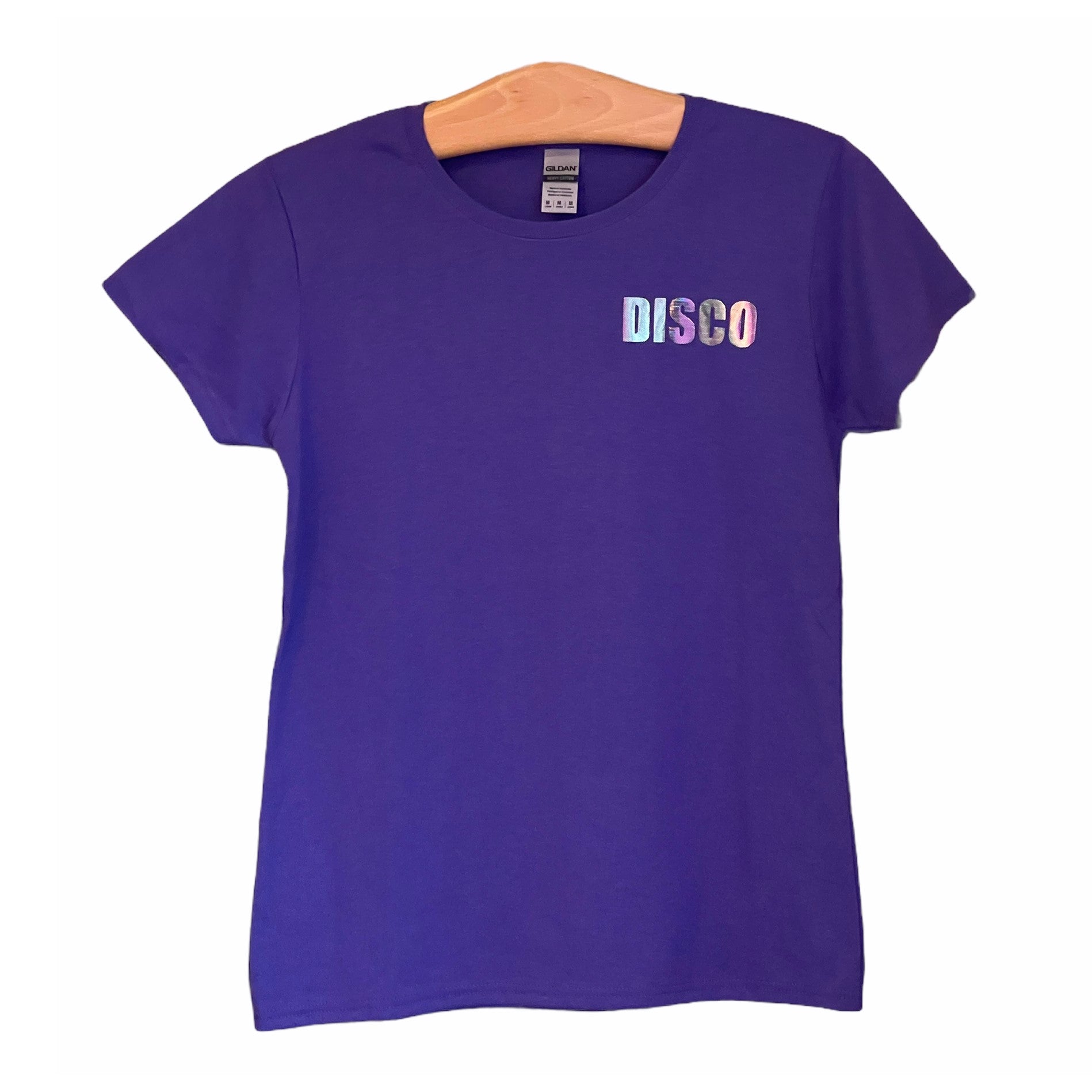 DISCO Metallic Logo T-Shirt - Women