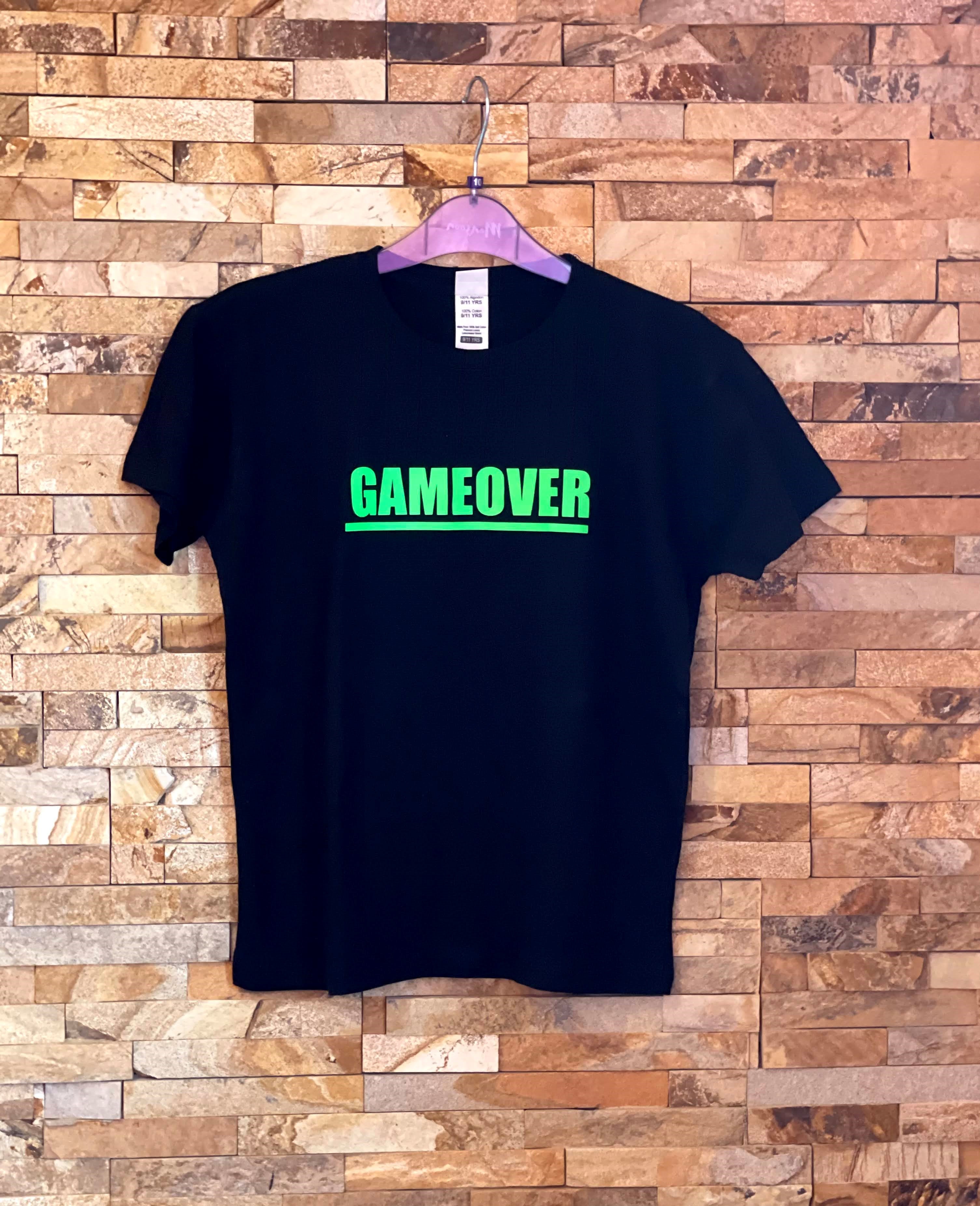 GAMEOVER Green Logo T-Shirt - Boys