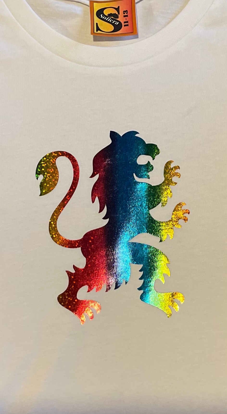 DRAGON Holographic Vinyl T-Shirts - Kids