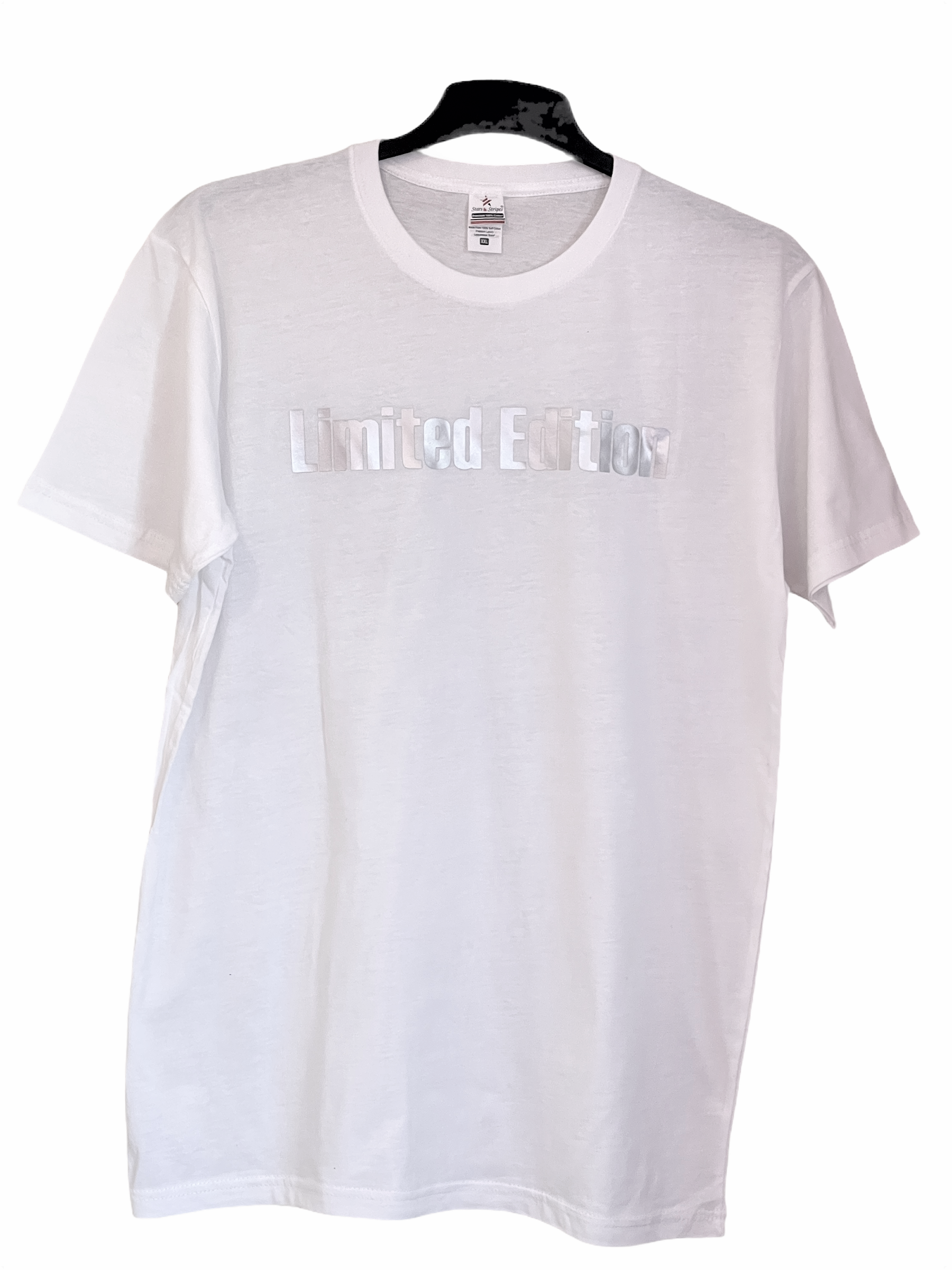 LIMITED EDITION Silver Metallic Logo T-Shirt - Kids