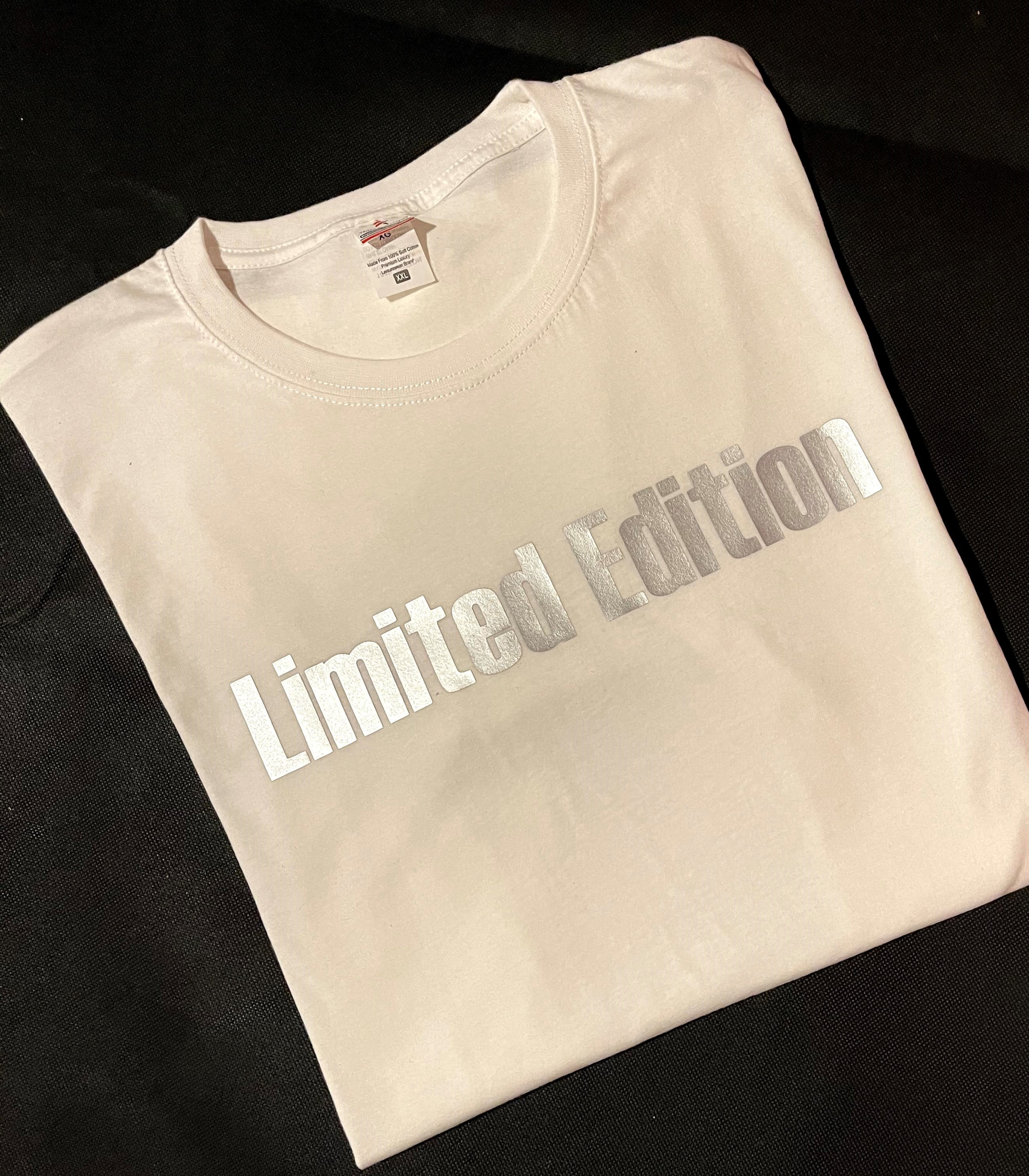 LIMITED EDITION Silver Metallic Logo T-Shirt - Unisex