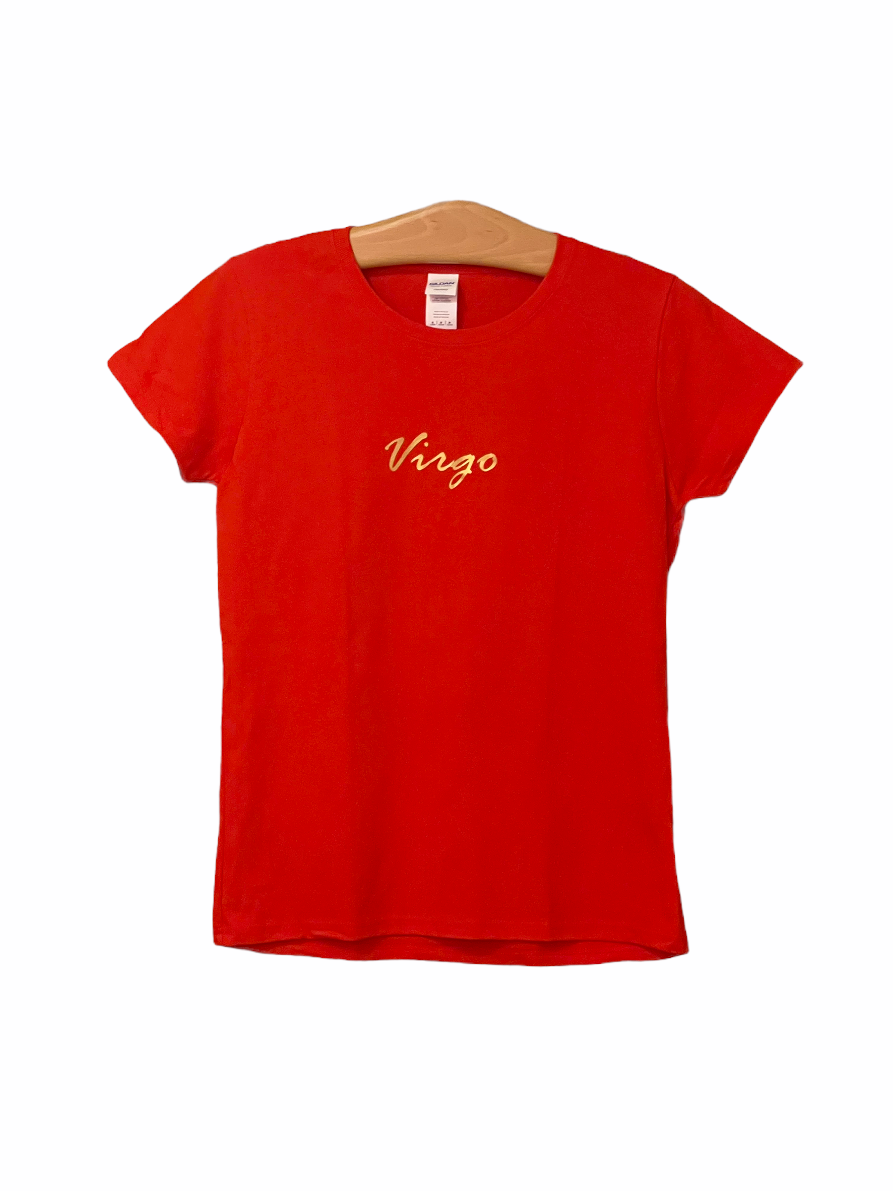 HOROSCOPE Gold Italic Classic Logo T-Shirt - Kids